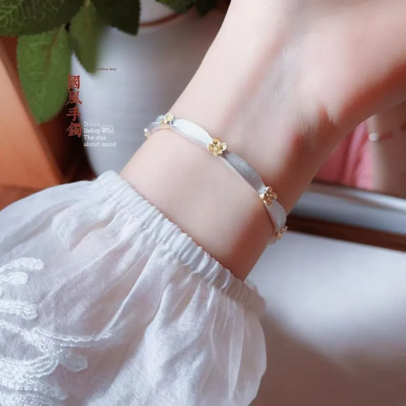 U state 999 Fine Silver Sterling Silver Bracelets Women's-5