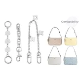 Silver Three-Piece Set[Cherry Blossom+Pig Nose+Decorative Chain 35cm]