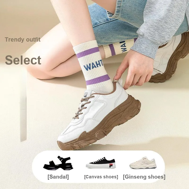 Lan Miao Mid Calf Socks Women's 10 Pack-11