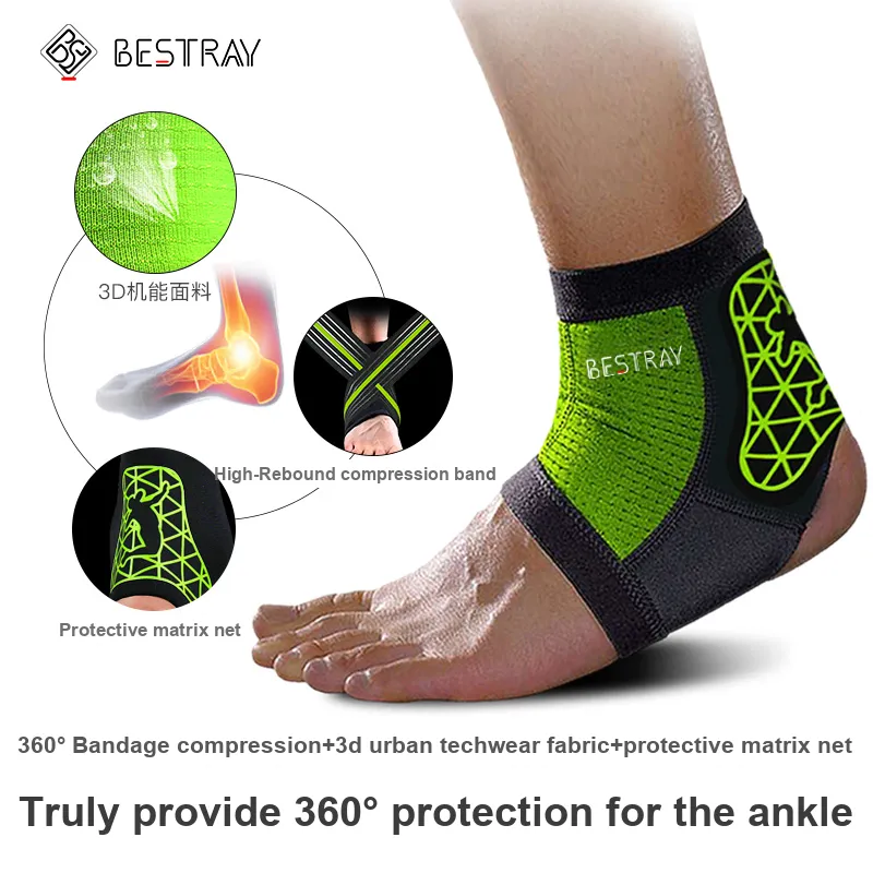 BESTRAY 3D Lightweight Ankle Brace Soccer Basketball-25
