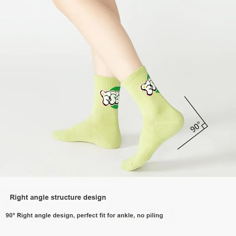 B&C.Room Mid Calf Socks Unisex 5 Pack-2