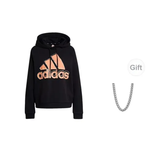 Lego X Adidas Sweatshirts Women's Black+Free Necklaces