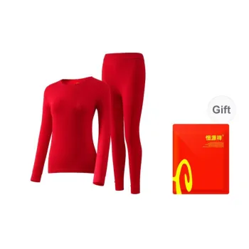 H YXIANG Thermal Set Women's Red
