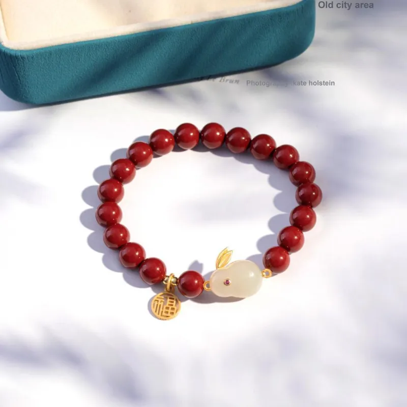 Schloney Hetian Jade Bracelets Pale Greenish White Jade Women's-1