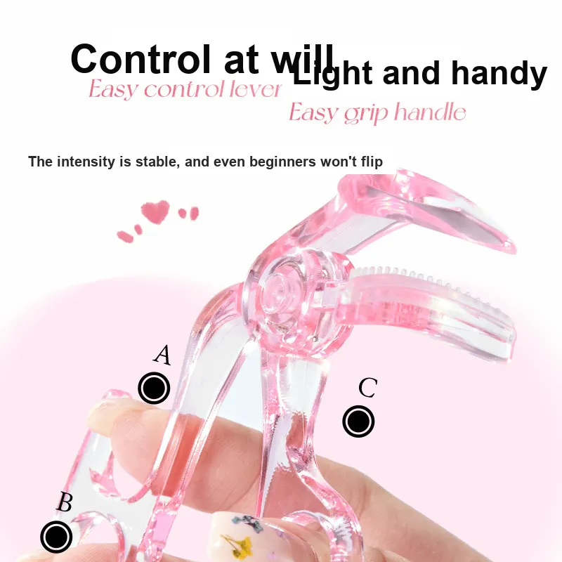 GECOMO Borderless Comb Teeth Eyelash Curlers Curling Shaping Long Lasting-2