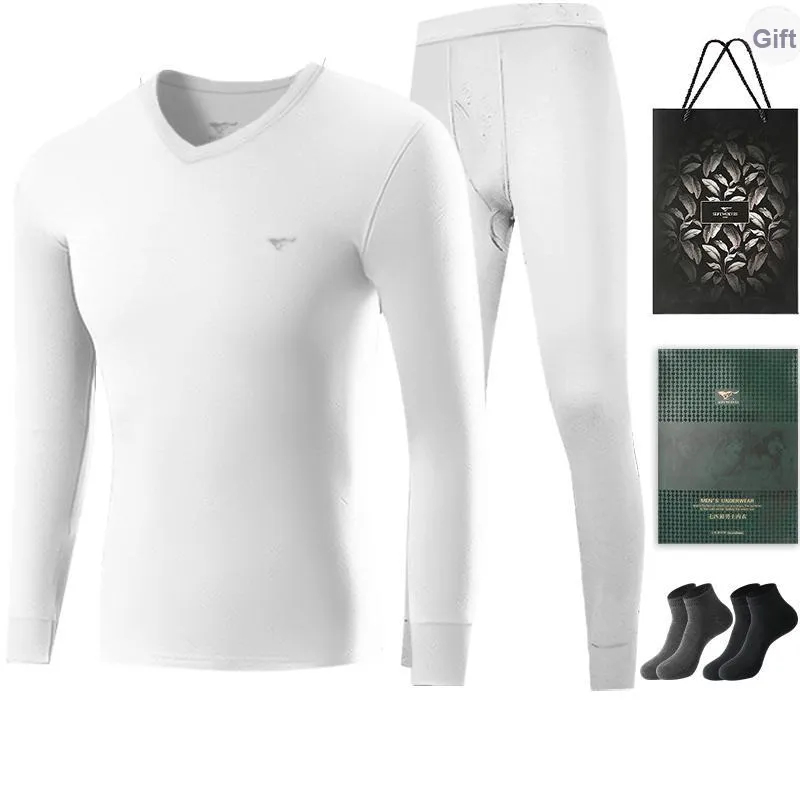 SEPTWOLVES Thermal Set Men's Gift Box Set+Shopping Bag