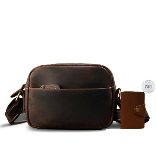 Simple & Nature Crossbody Bags Dark Brown