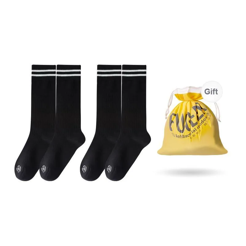 FUGEER Knee High Socks Women's Combo Set-18