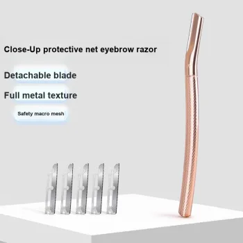 Mulei Manual Safety Protective Portable Eyebrow Razor