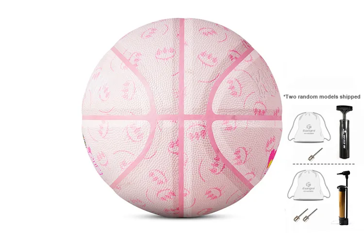 Kuangmi x Claw Money PU Basketball Pink Size 7 Street Unisex-2