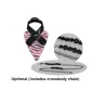 Pink Leopard Print Trumpets (Optional) with Crossbody Chain