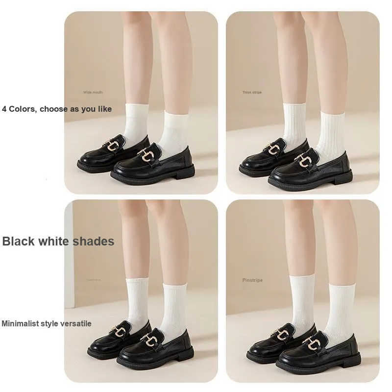 Temooues Mid Calf Socks Women's 5 Pack-2