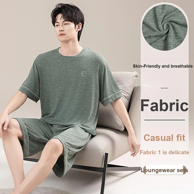 Gentle Welcome Pajama Set Men's Clothing Sets-9