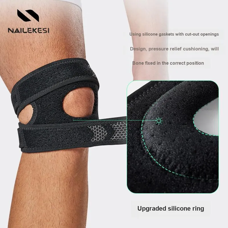 NAILEKESI Running, Mountaineering, Badminton Unisex Knee Pads-4