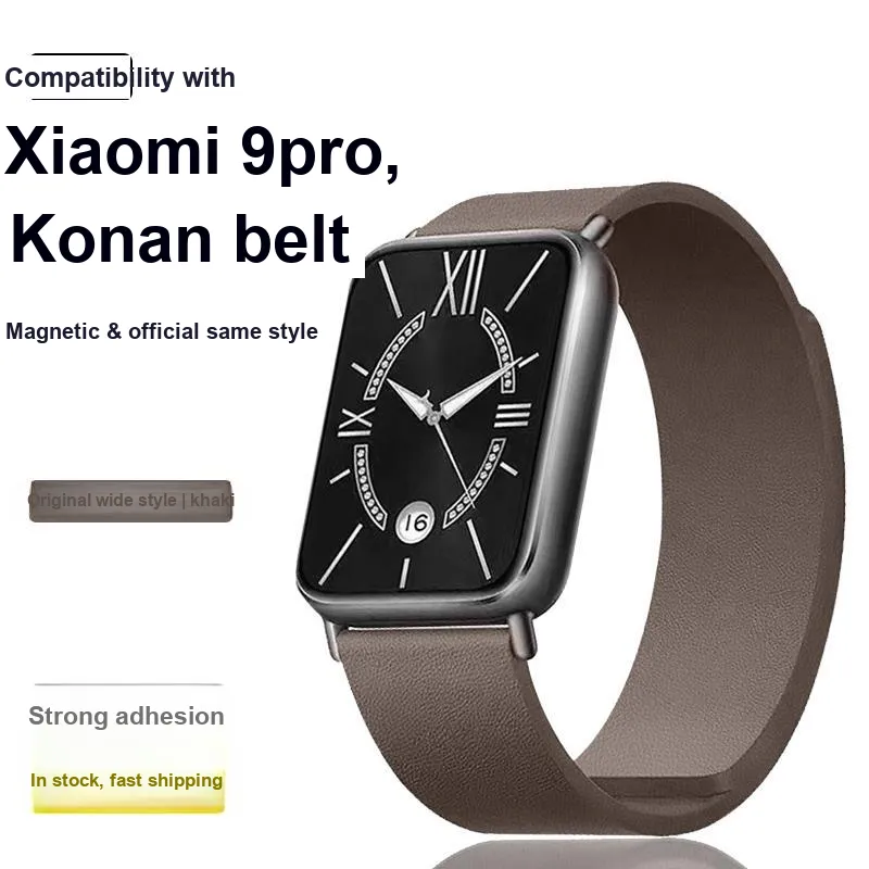 Penc Iwatch Watch Band Xiaomi Compatibility Genuine Leather Material-4