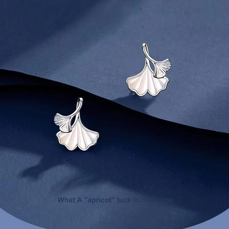 GAGA 999 Fine Silver Stud Earrings Women's-5