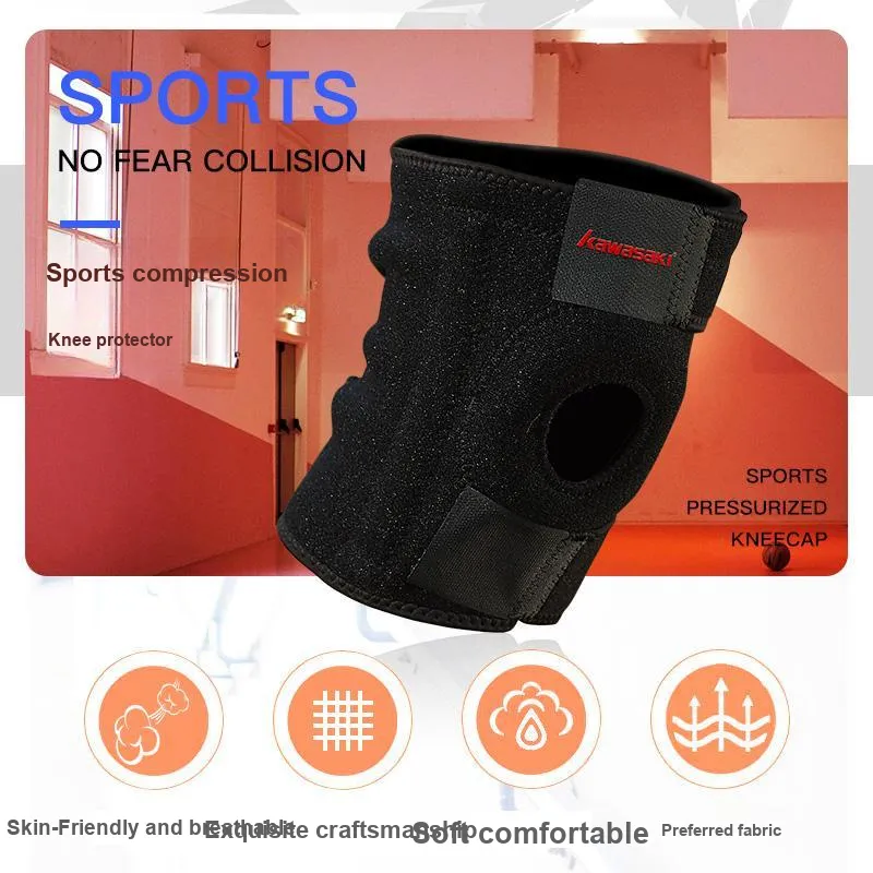 Kawasaki Running Basketball Dance Unisex Nylon Knee Pads-2