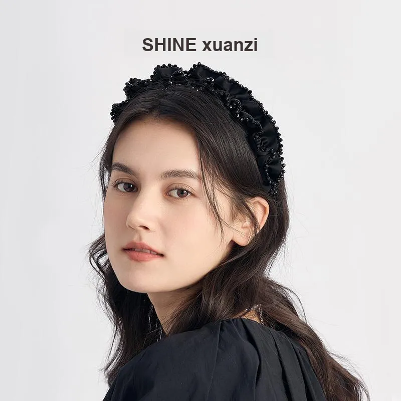 SHINE Polyester, Crystal Diamond Headbands Women's-2