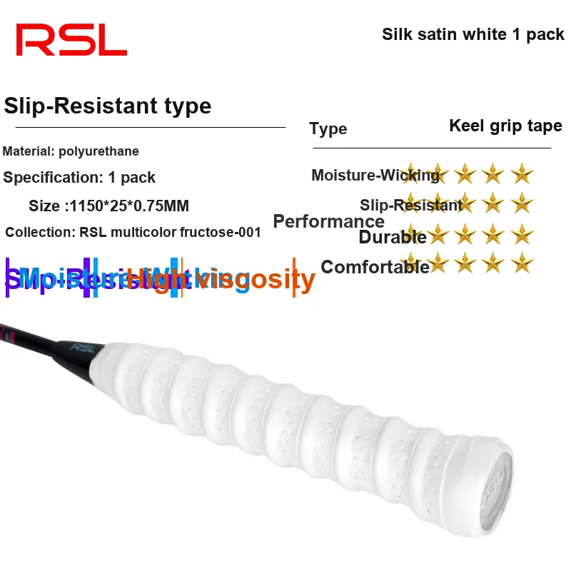 RSL Badminton Grip Tape RSL Colorful Fruit Candy 001 Polyurethane Competition Training Thin-1