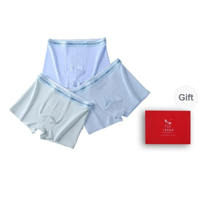 RED DRAGONFLY Cotton Panties Men's Combination Gift Box Set-12