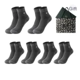 Crew 6-Pack Box Included (6 Pairs of Dark Gray)