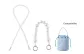 [Clothing Sets]Pearl Crossbody 100cm+Pearl Decorative Chain