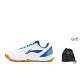 White Blue+Cuff Shoe Bag