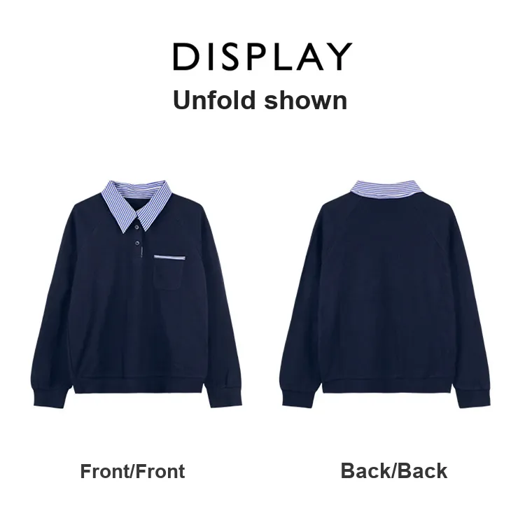 Migu Sweatshirts Women's Navy Blue-1