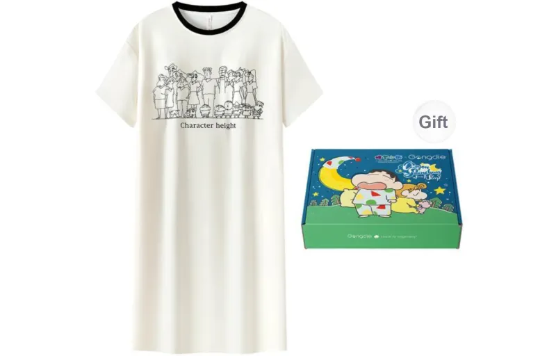 Gongdie x LABIXIAOXIN,LIANMINGKUAN Nightgown Women's Gift Box Set Beige Yellow-0