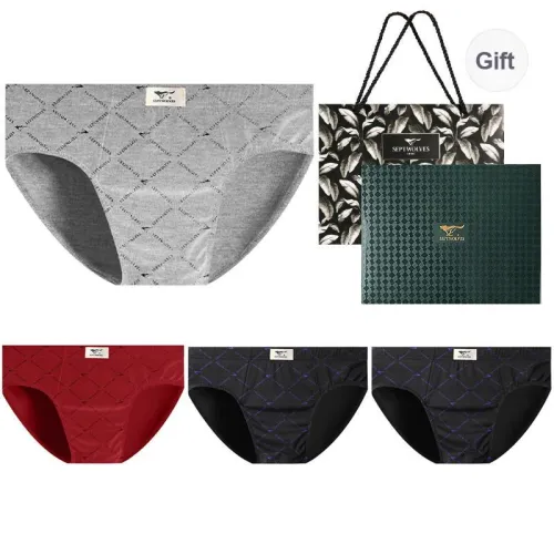 SEPTWOLVES Underwear Gift Box Men's 4 Piece Gift Box Sets