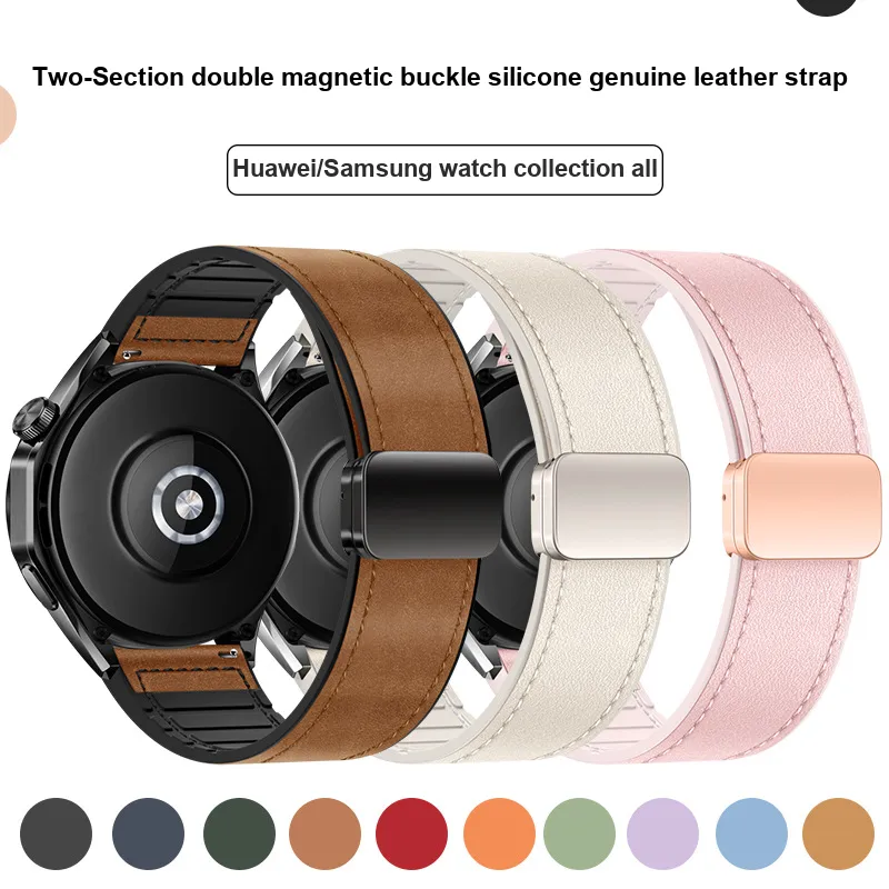 Vobafe Watch Band Huawei Compatibility 204mm Genuine Leather Material-13