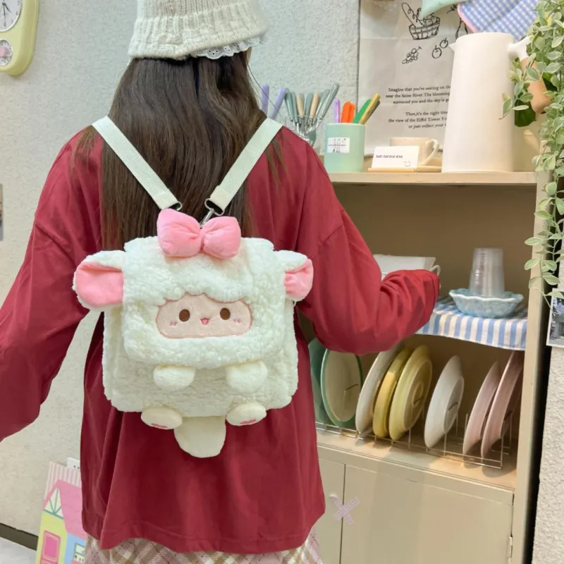 TOUTSEUL YOLO Plush Backpack Regular Women's Multicolor-2