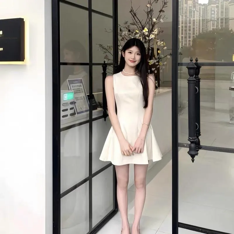 ACAINES Sleeveless Dress Women's-11