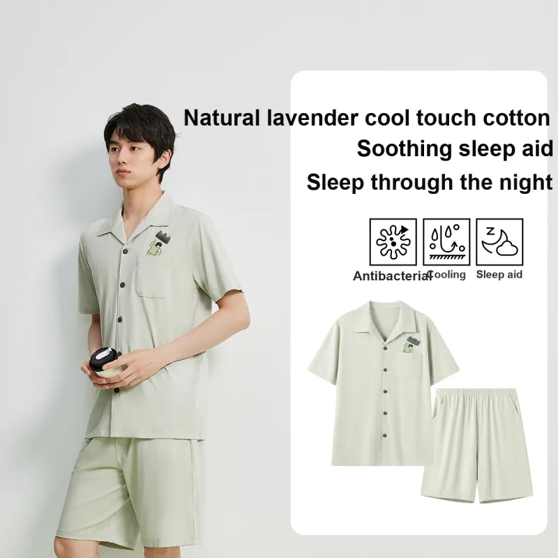 YOUKESHU Men Pajama Sets-5