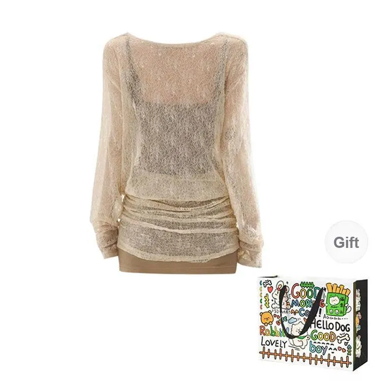 ZVJH Long Sleeved Dress Women's-1