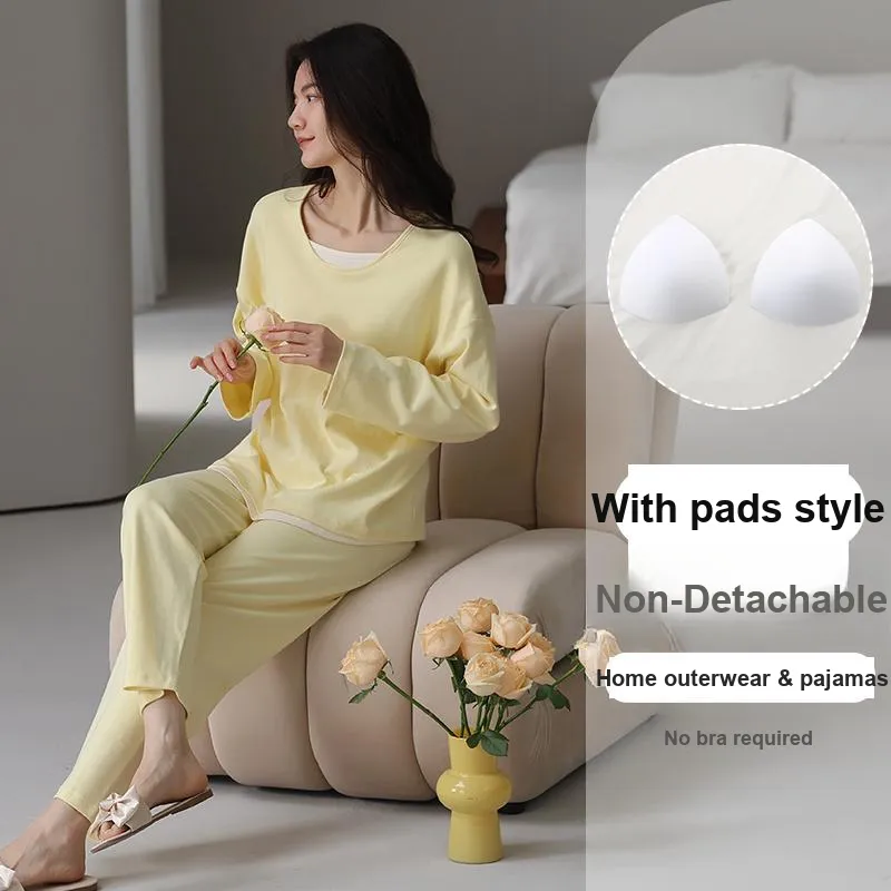 OUSHIBO Pajama Set Women's Image Color-5