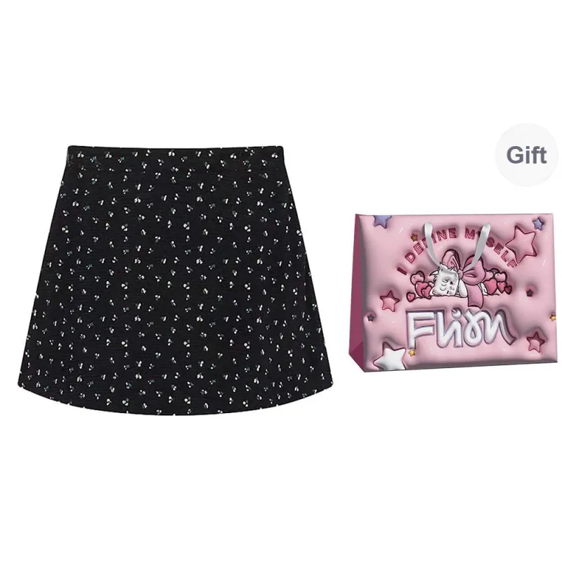 FLIM Casual Short Skirts Women's Black-7
