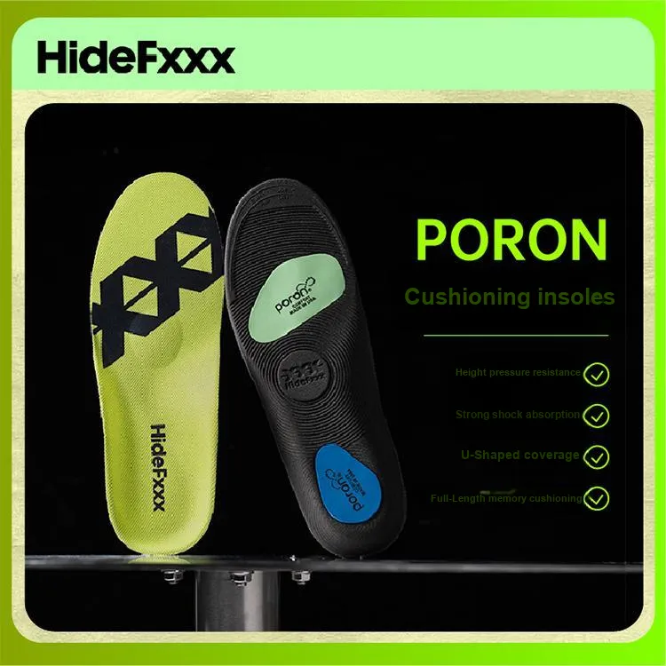 Hidefxx PORON Cushioning High Rebound Carbon Fiber Insoles Men's-18