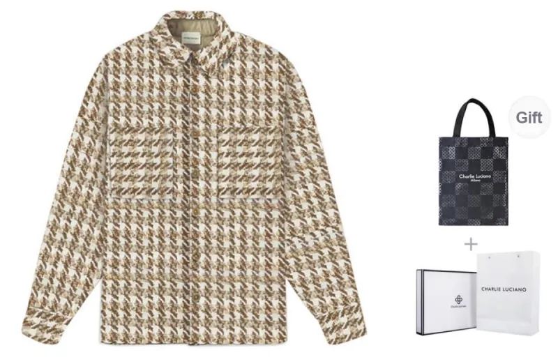 Charlie Luciano Shirt Unisex Khaki-1
