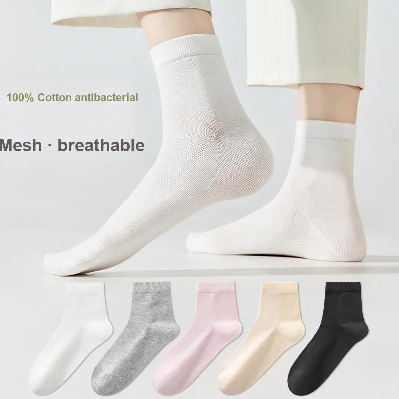 MIIOW Mid Calf Socks Women's 10 Pack-2