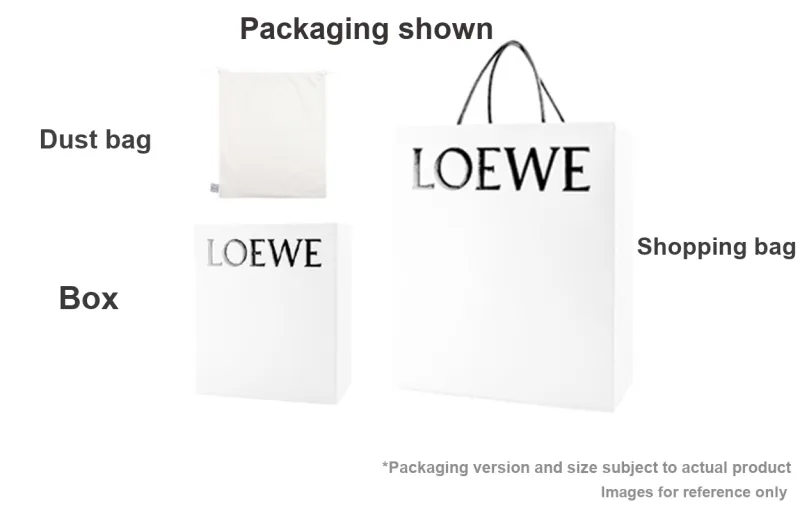LOEWE Anagram Fabric Bag Strap Women's Sahara Blue-2