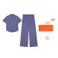 Women's-Ribbon Blue Stripes Pattern