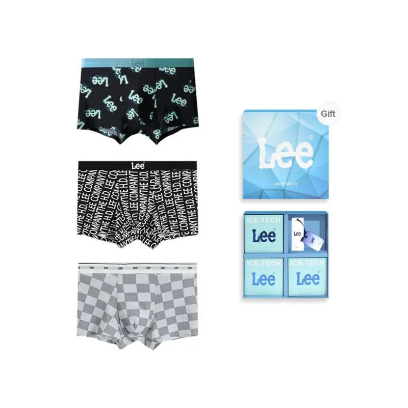 Lee Lee SS23 Ice Series Underwear Gift Boxes Men's 3 Pack-5
