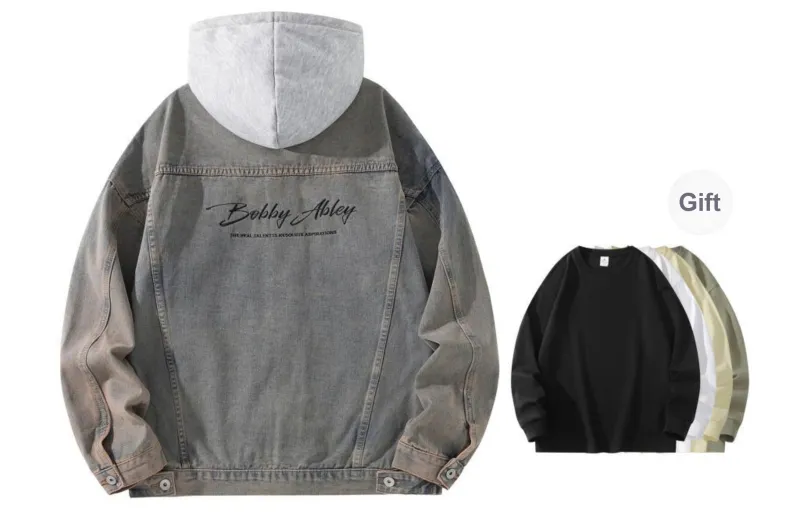 BOBBY ABLEY Denim Jacket Unisex-19