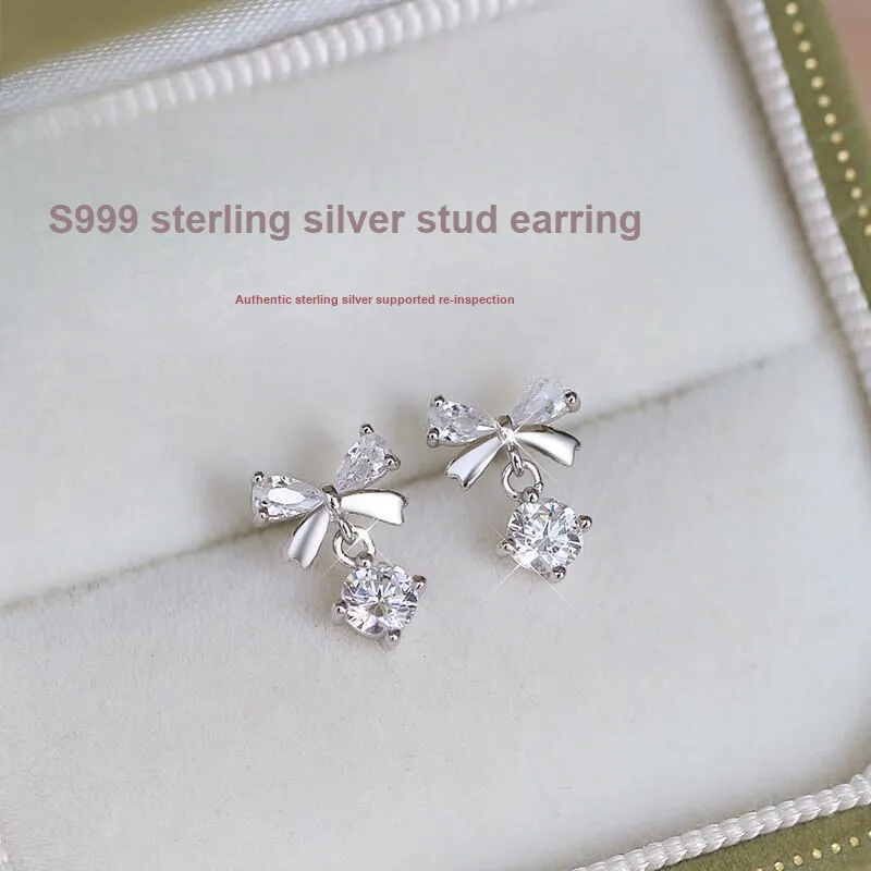 Danqin S999 Fine Silver Earrings Women's-2