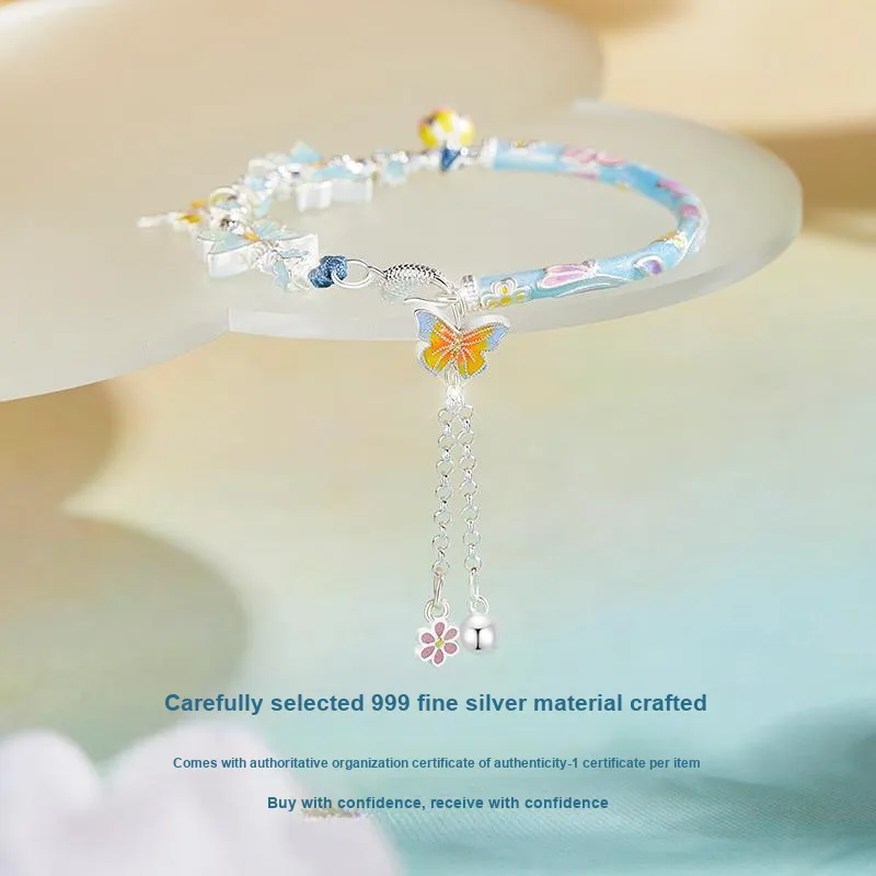 MOLADY S 999 Fine Silver Bracelet Girl Women's-1