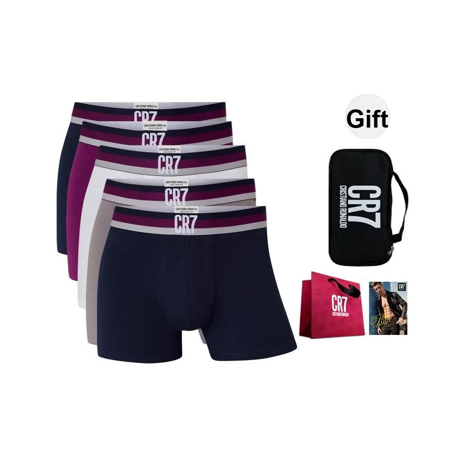CR7 CRISTIANO RONALDO Underpants Men's 5 Pack Mixed Color Includes Box