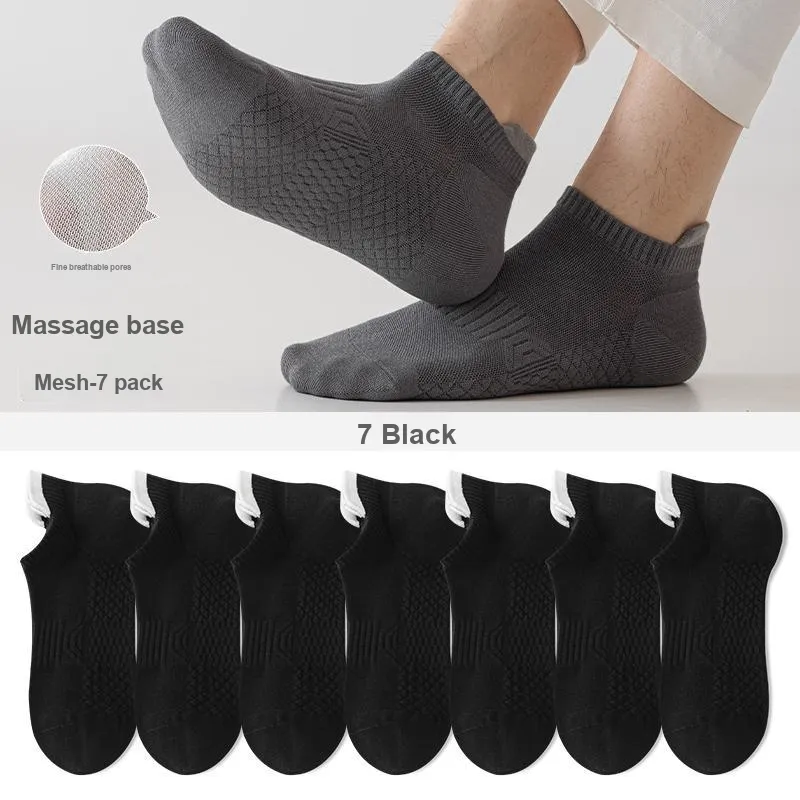 7 SEVFUN No Show Socks Men's Combo Set-25