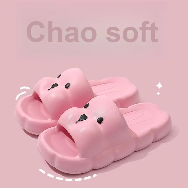 Foot Recreation Slip Resistant Slippers For Women's Summer Home Indoor Bathroom Bathing, Home Eva Slippers-2