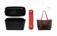City33 Red Shoulder Pads 20.5cm+Black Liner
